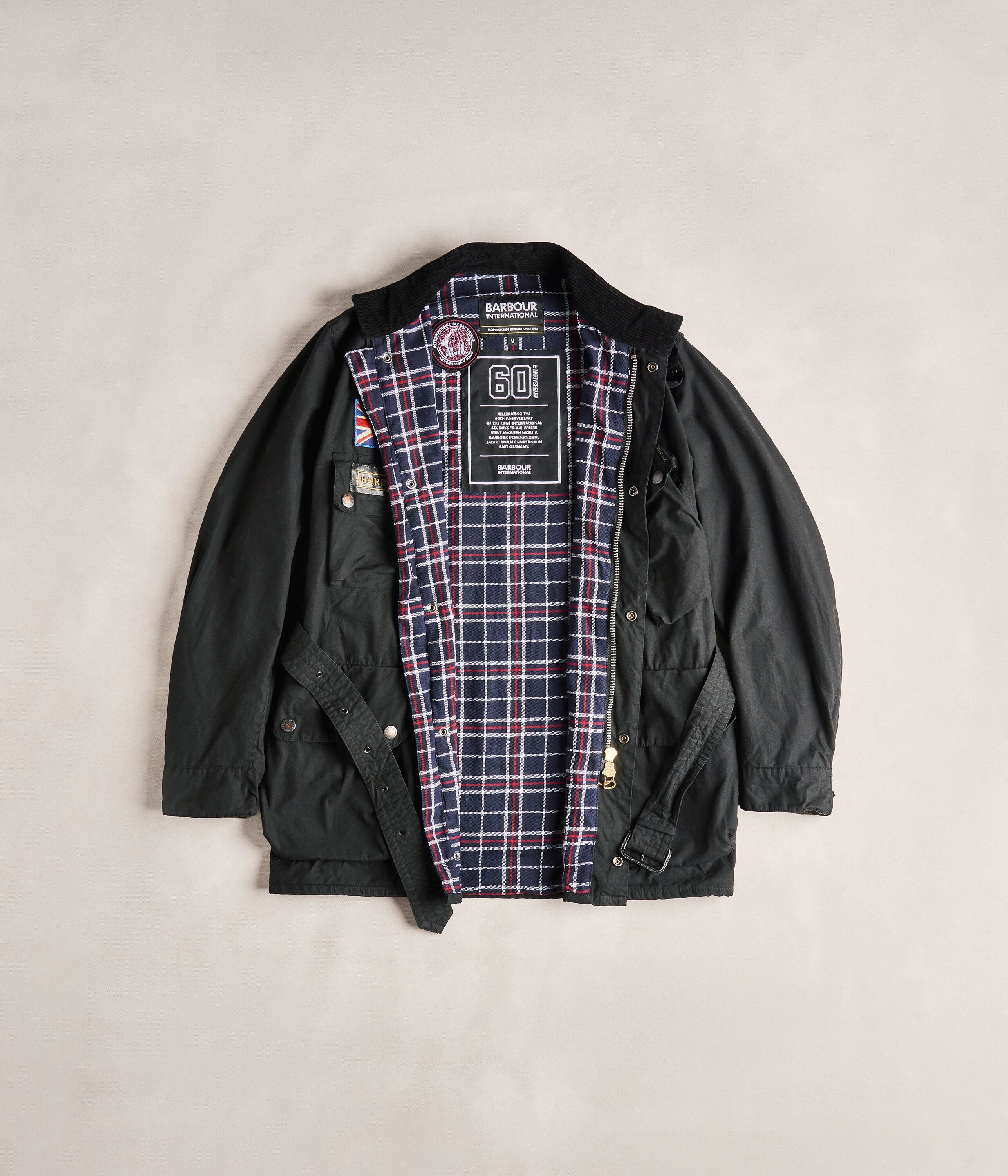 BARBOUR INTERNATIONAL×STEVE McQUEEN Barbour International Steve McQueen Men's Ashbury Wax Jacket